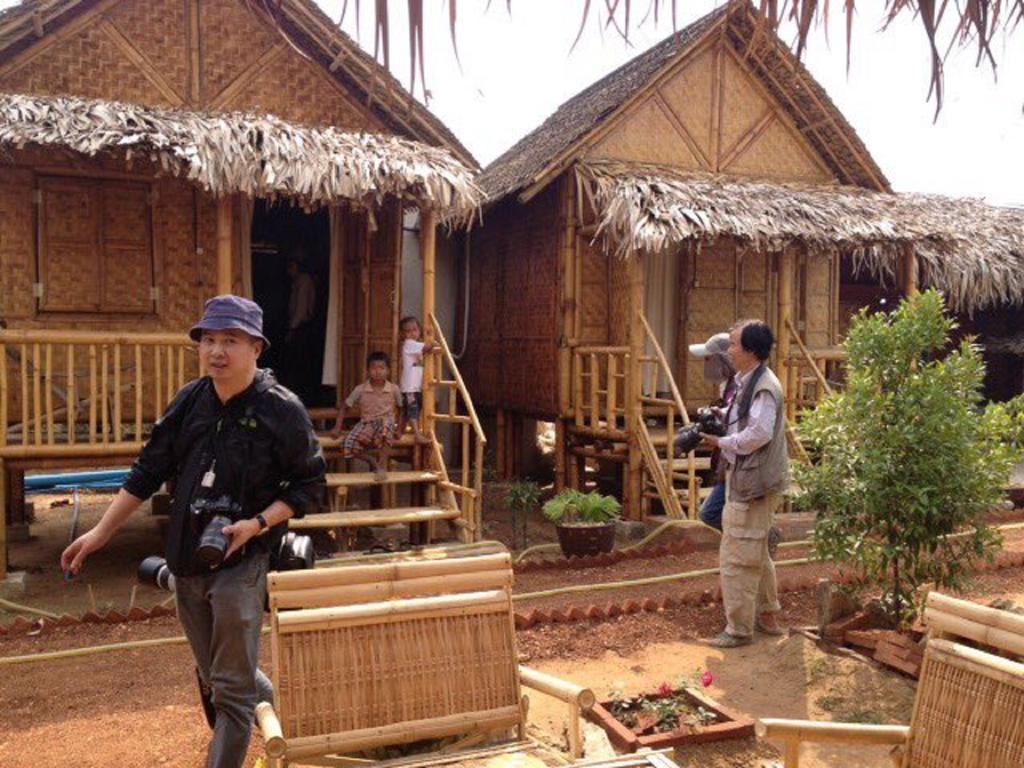 Bamboo House Apartment Bagan Bagian luar foto